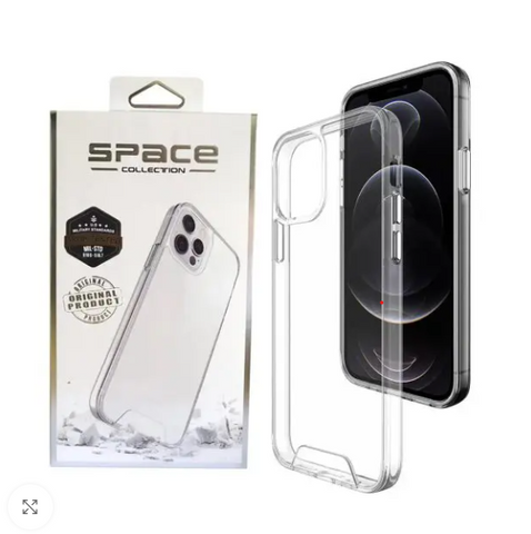 Space Transparent Crystal Clear Case For iPhone 15 Pro/15 Pro Max