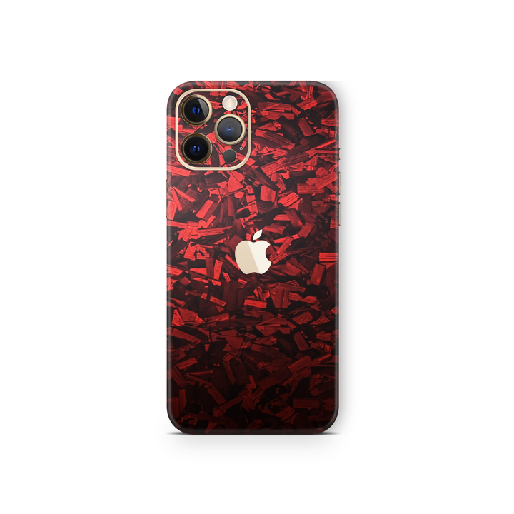 Red Forged Skin for iPhone 12 Pro