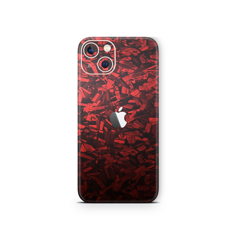 Red Forged Skin for iPhone 13