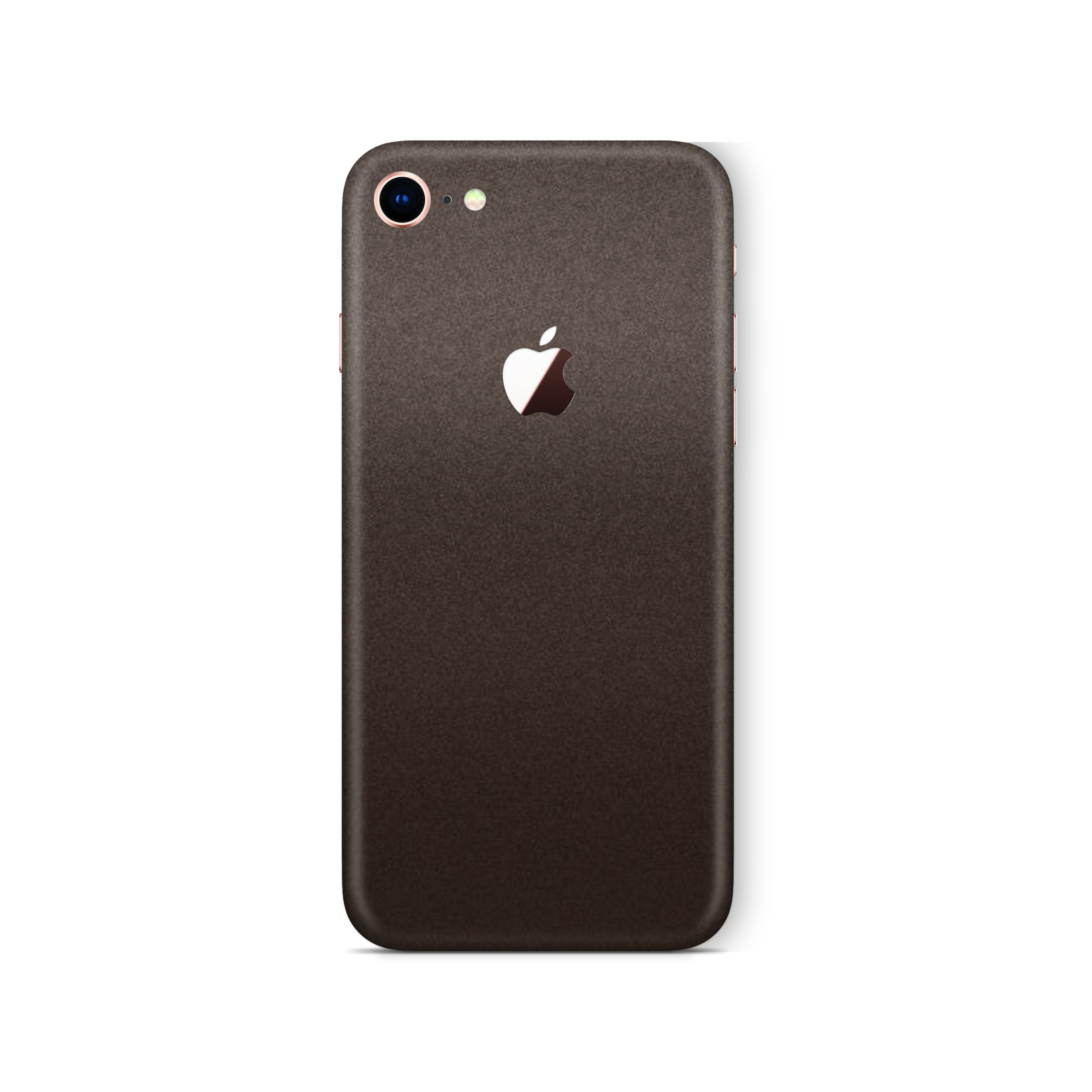 Matte Brown Metallic Skin For iPhone 7