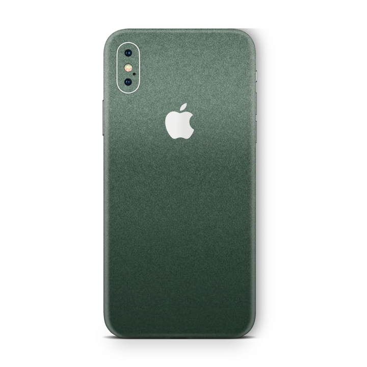 Pine Green Metallic Skin For iPhone X