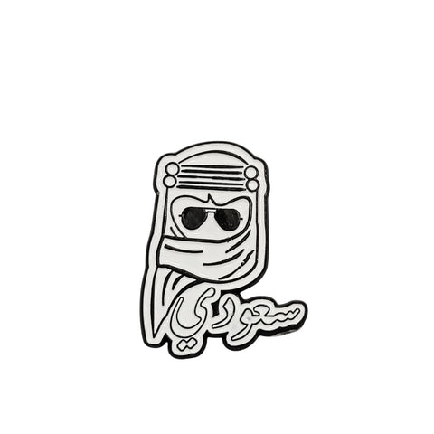 Metal Enamel Brooches 3m Sticker Saudi