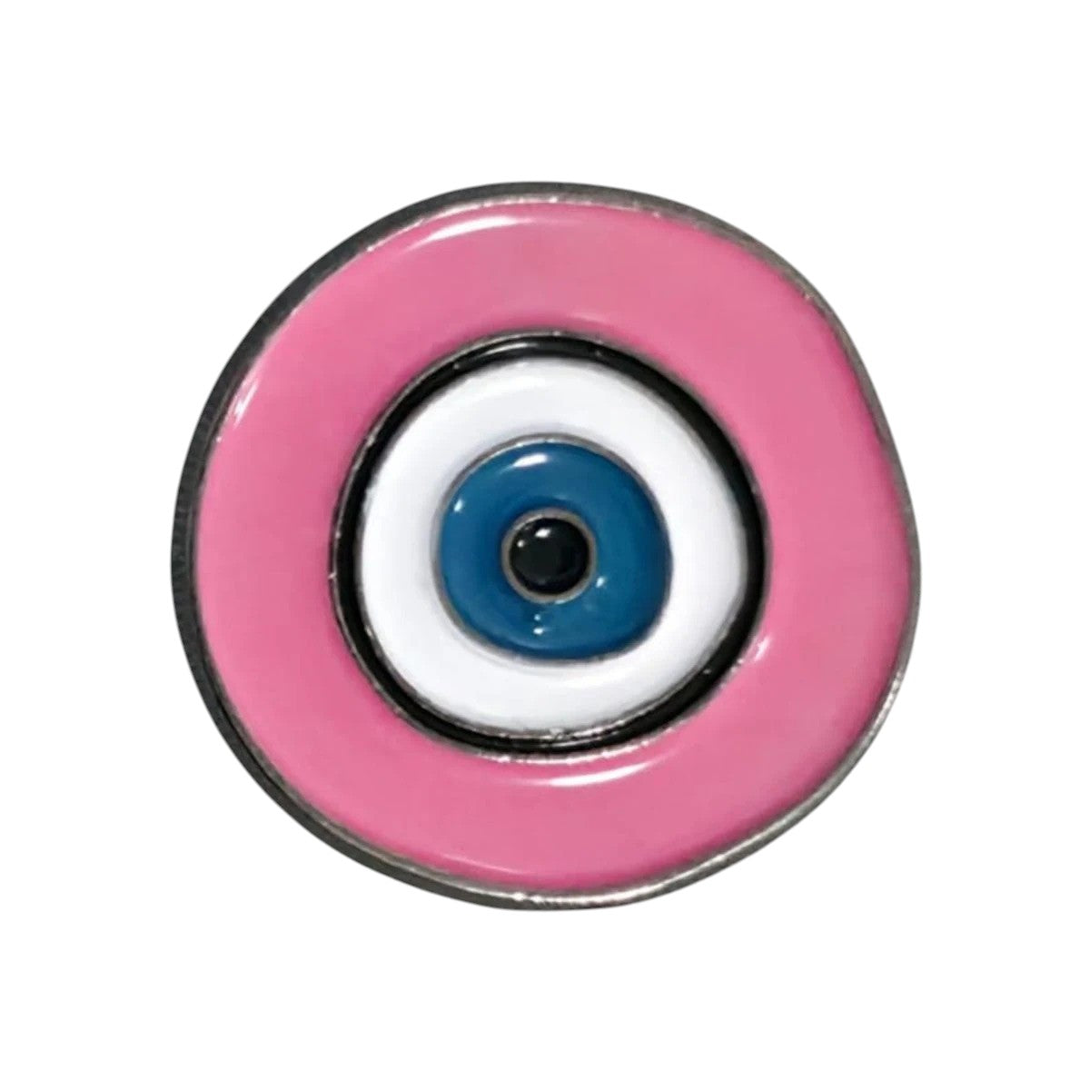 Metal Enamel Brooches 3m Sticker Fashion Jewelry Design Evil Eye