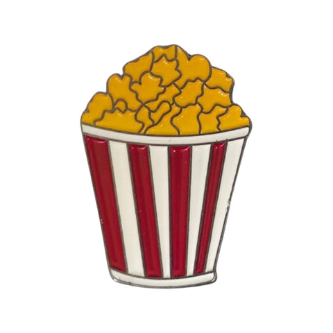 Metal Enamel Brooches 3m Sticker Fashion Jewelry Design Popcorn