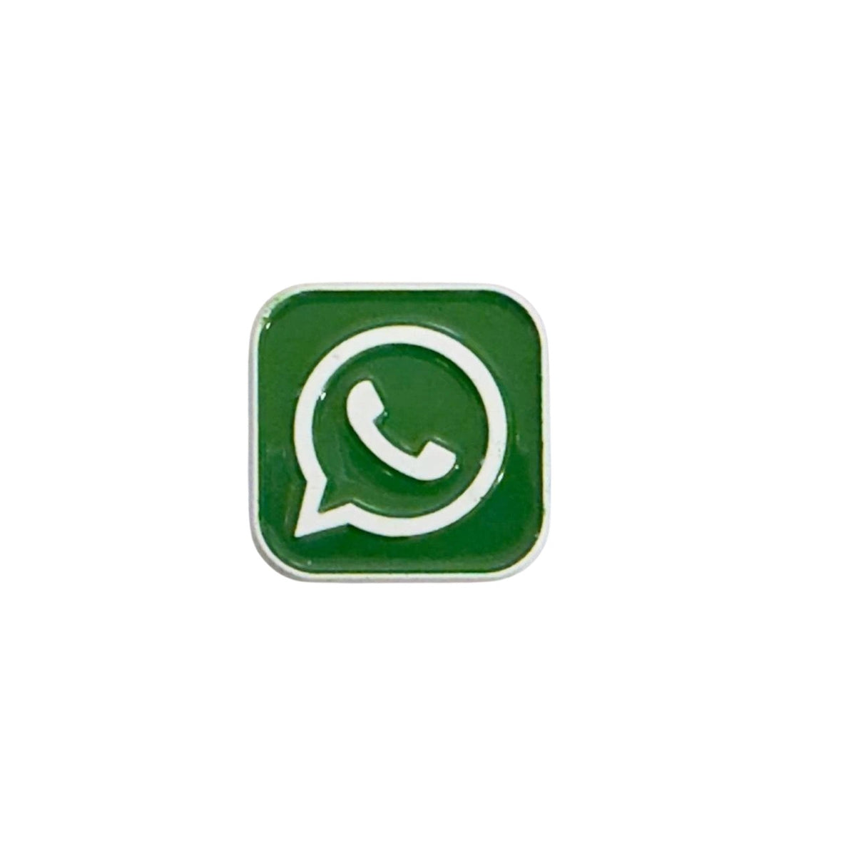 Metal Enamel Brooches 3m Sticker Fashion Jewelry Design WhatsApp Logo
