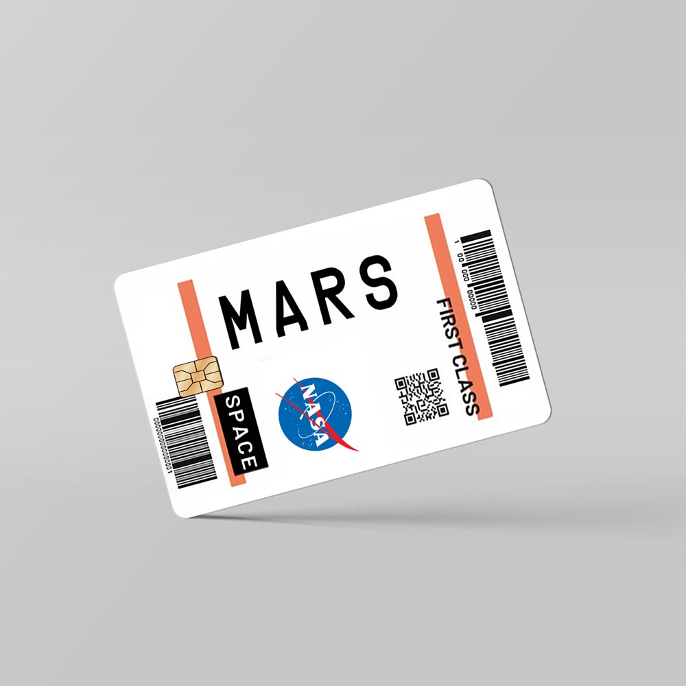 Mars-card-skin By Sleeky India. Debit Card skins, Credit Card skins, Card skins in India, Atm card skins, Bank Card skins, Skins for debit card, Skins for debit Card, Personalized card skins, Customised credit card, Customised dedit card, Custom card skins