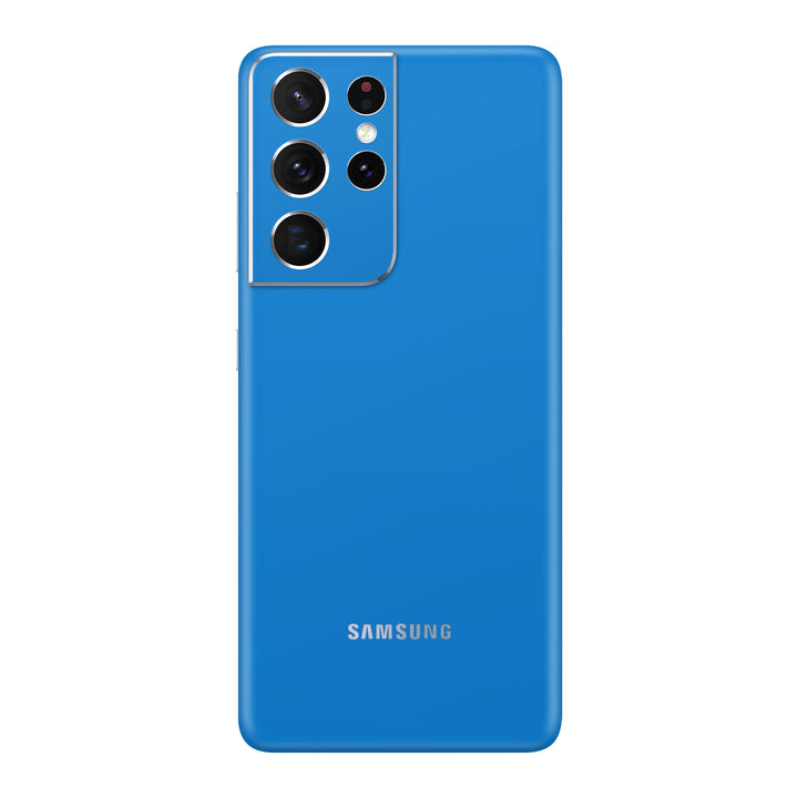 Matte Blue Skin for Samsung S21 Ultra