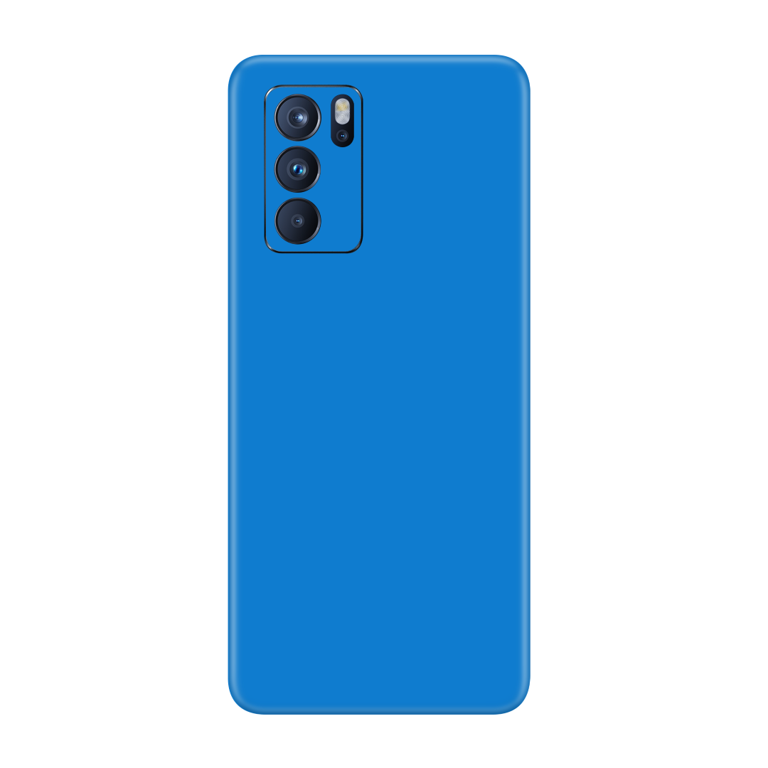 Matte Blue Skin for Oppo Reno 6