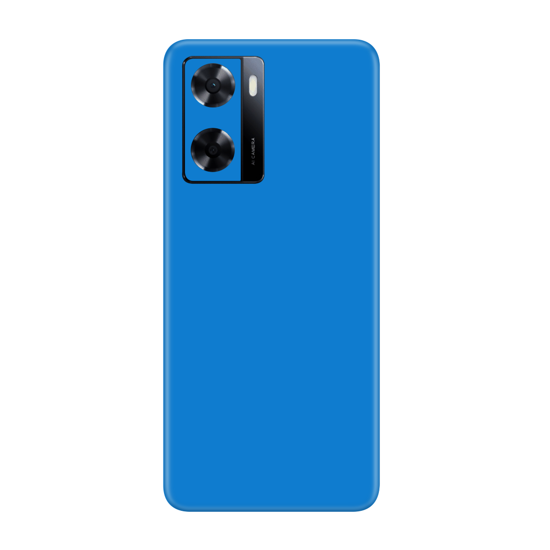 Matte Blue Skin for Oppo A57 4G