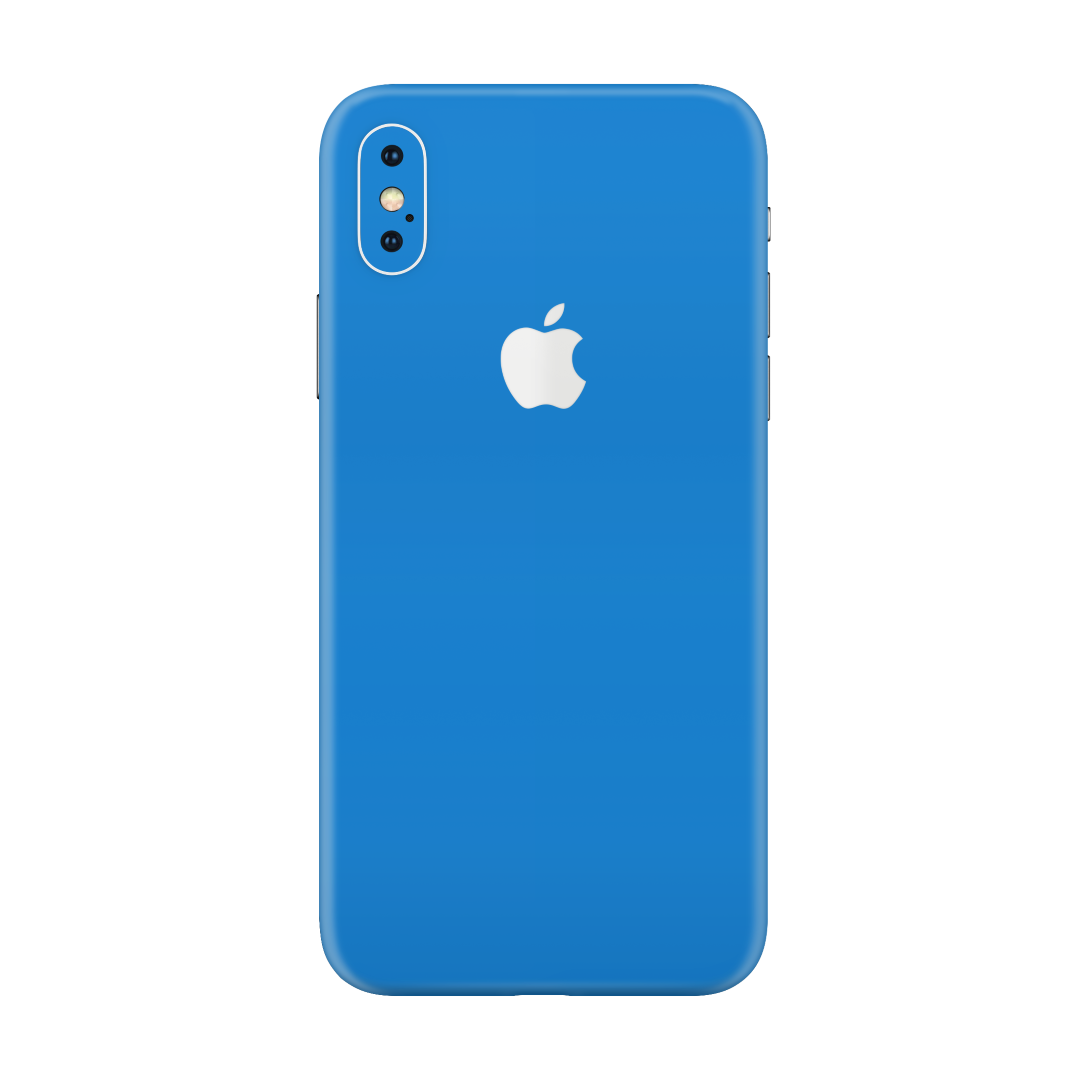 Matte Blue Skin for iPhone XS