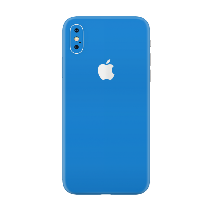Matte Blue Skin for iPhone XS