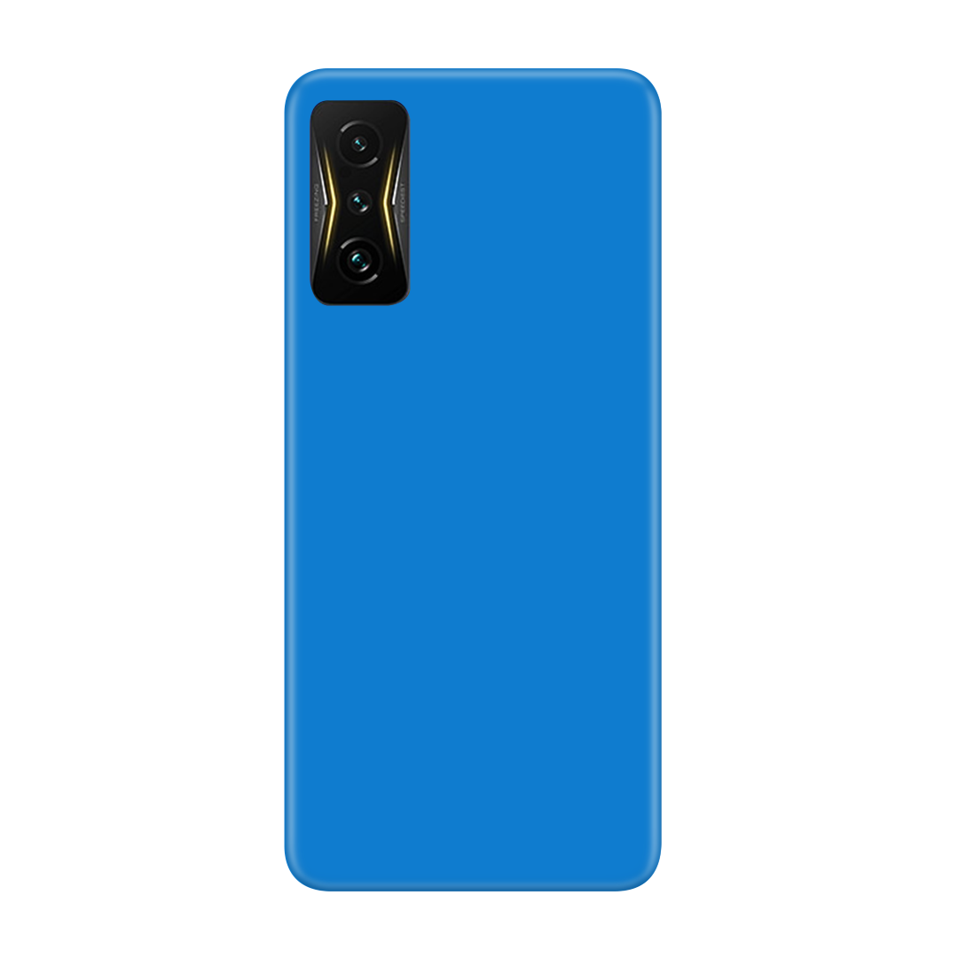 Matte Blue Skin for Poco 4 GT