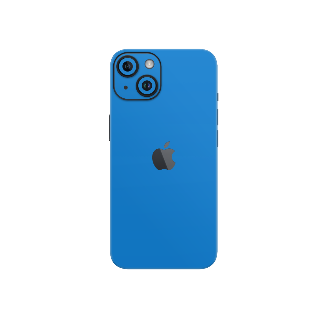 Matte Blue Skin for Iphone 15