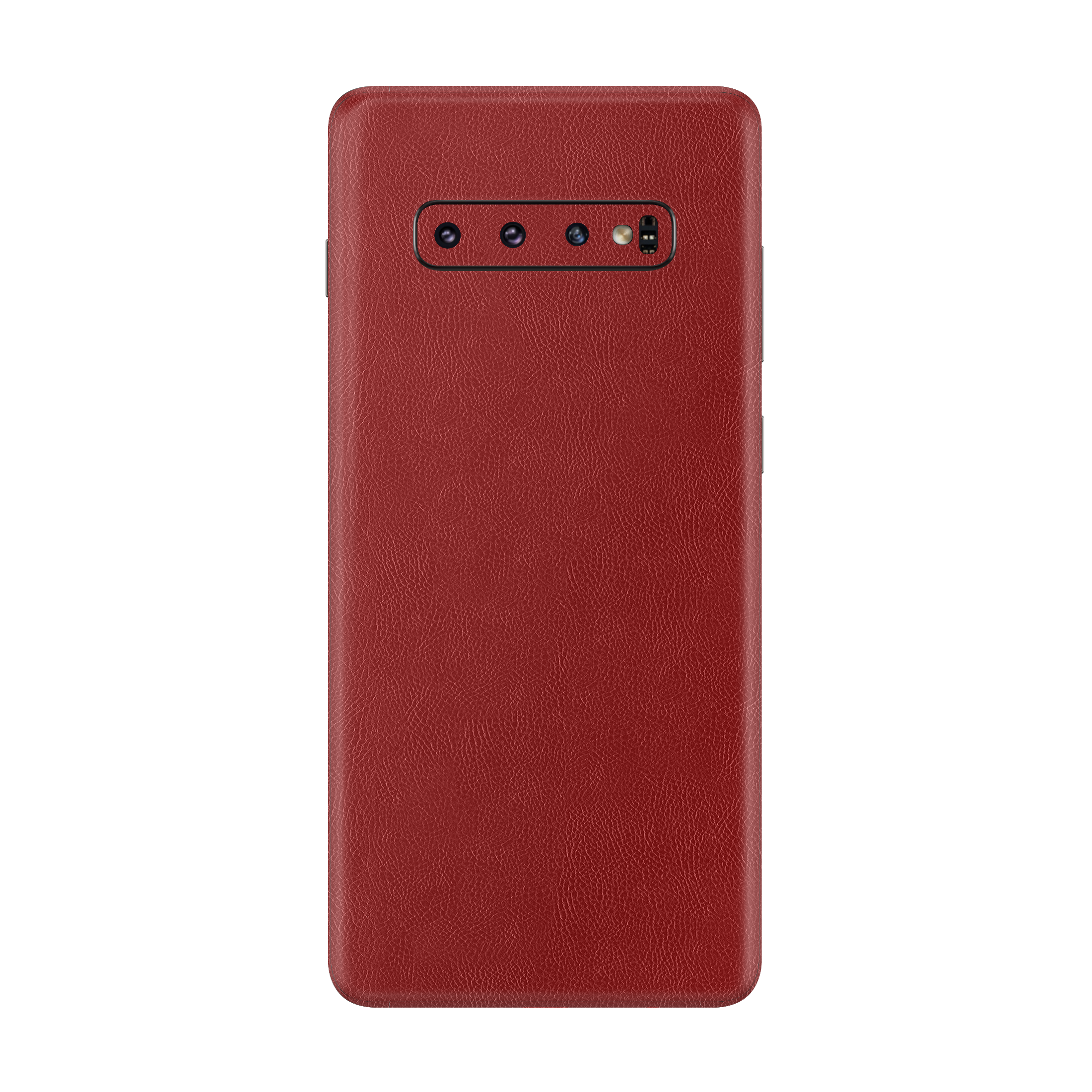 Cowhide Red Skin for Samsung S10 Plus