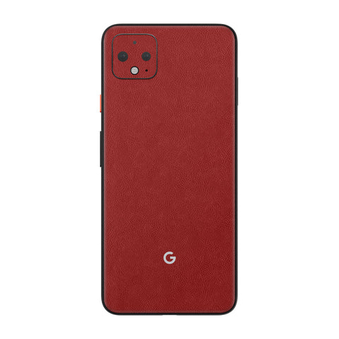 Cowhide Red Skin for Google Pixel 4XL