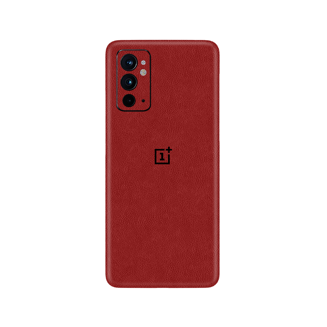 Cowhide Red Skin for OnePlus 9RT