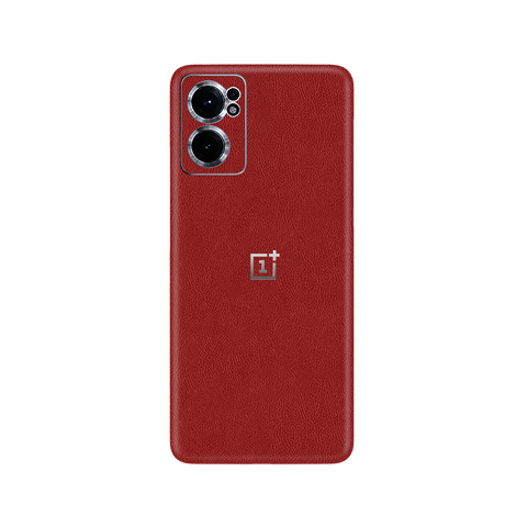 Cowhide Red Skin for OnePlus Nord CE 2 5G