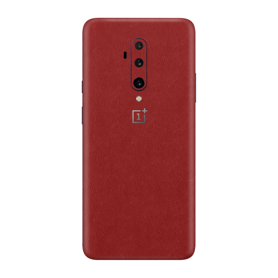 Cowhide Red Skin for OnePlus 7T Pro