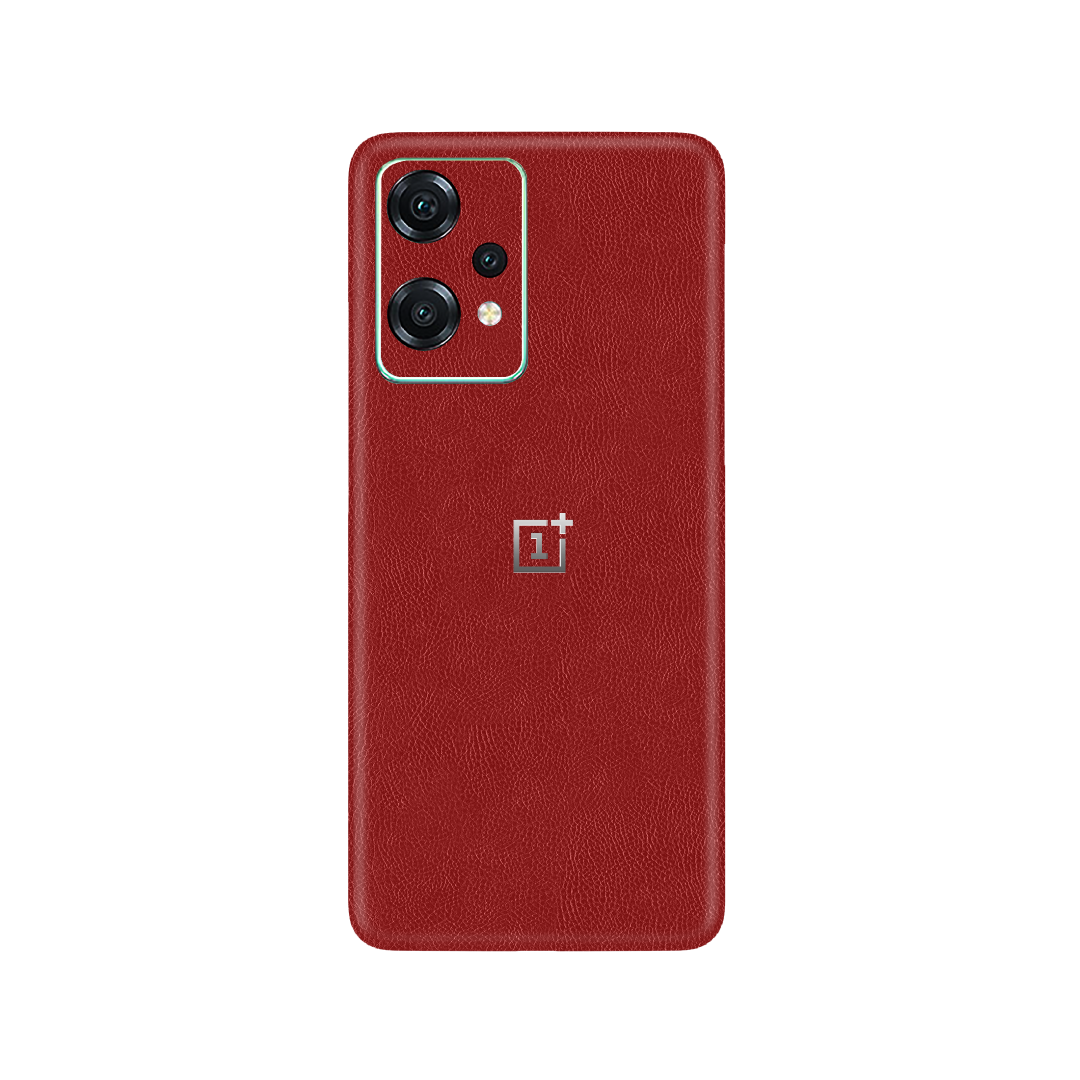 Cowhide Red Skin for OnePlus Nord CE 2 LITE 5G