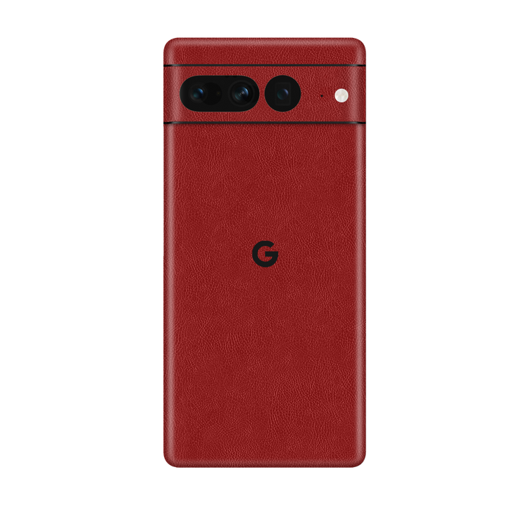 Cowhide Red Skin for Google Pixel 7 Pro