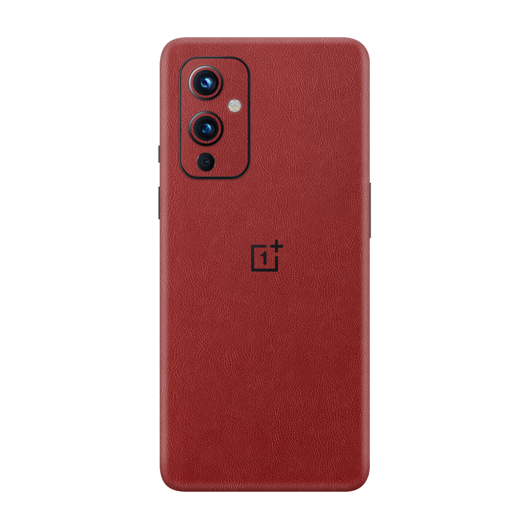 Cowhide Red Skin for OnePlus 9