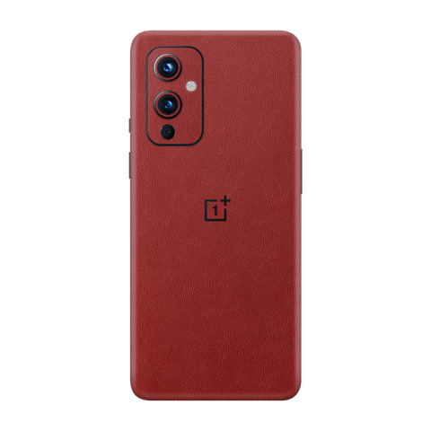 Cowhide Red Skin for OnePlus 9