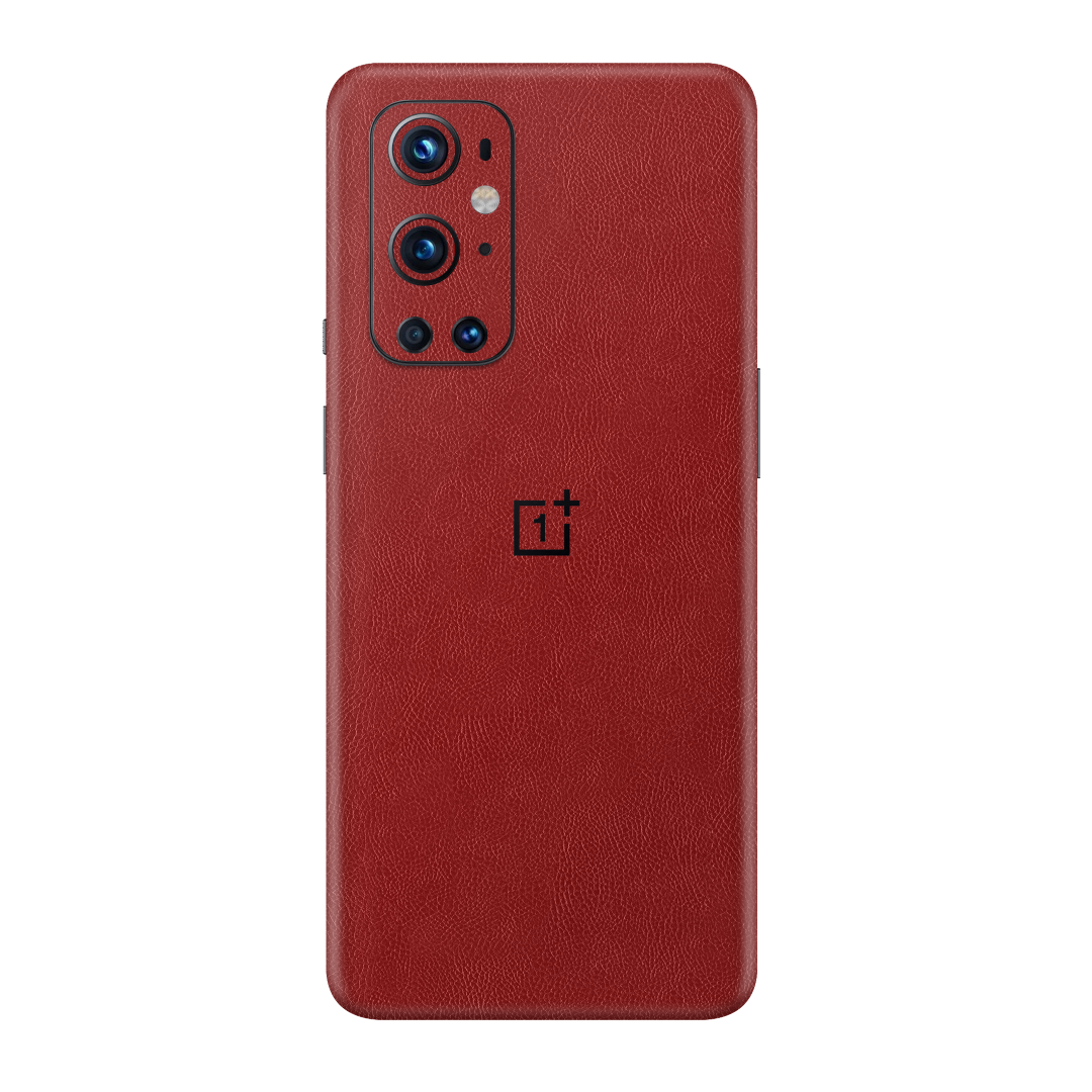 Cowhide Red Skin for OnePlus 9 Pro