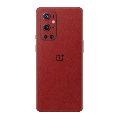 Cowhide Red Skin for OnePlus 9 Pro