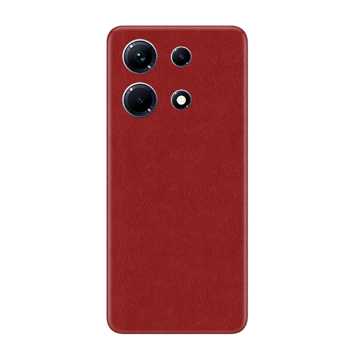 Cowhide Red Skin for Infinix Note 30