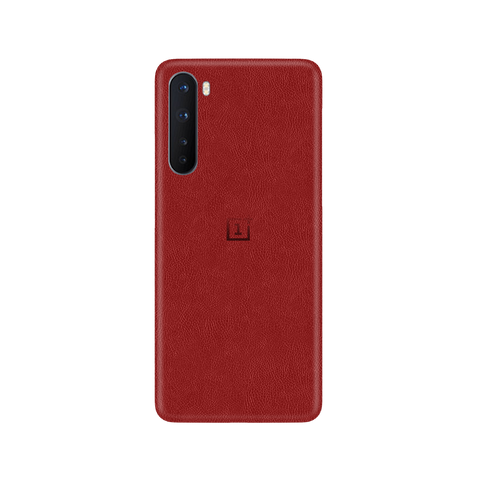 Cowhide Red Skin for OnePlus Nord 5G