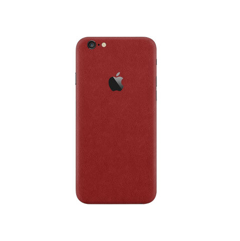 Cowhide Red Skin for iPhone 6/6s Plus