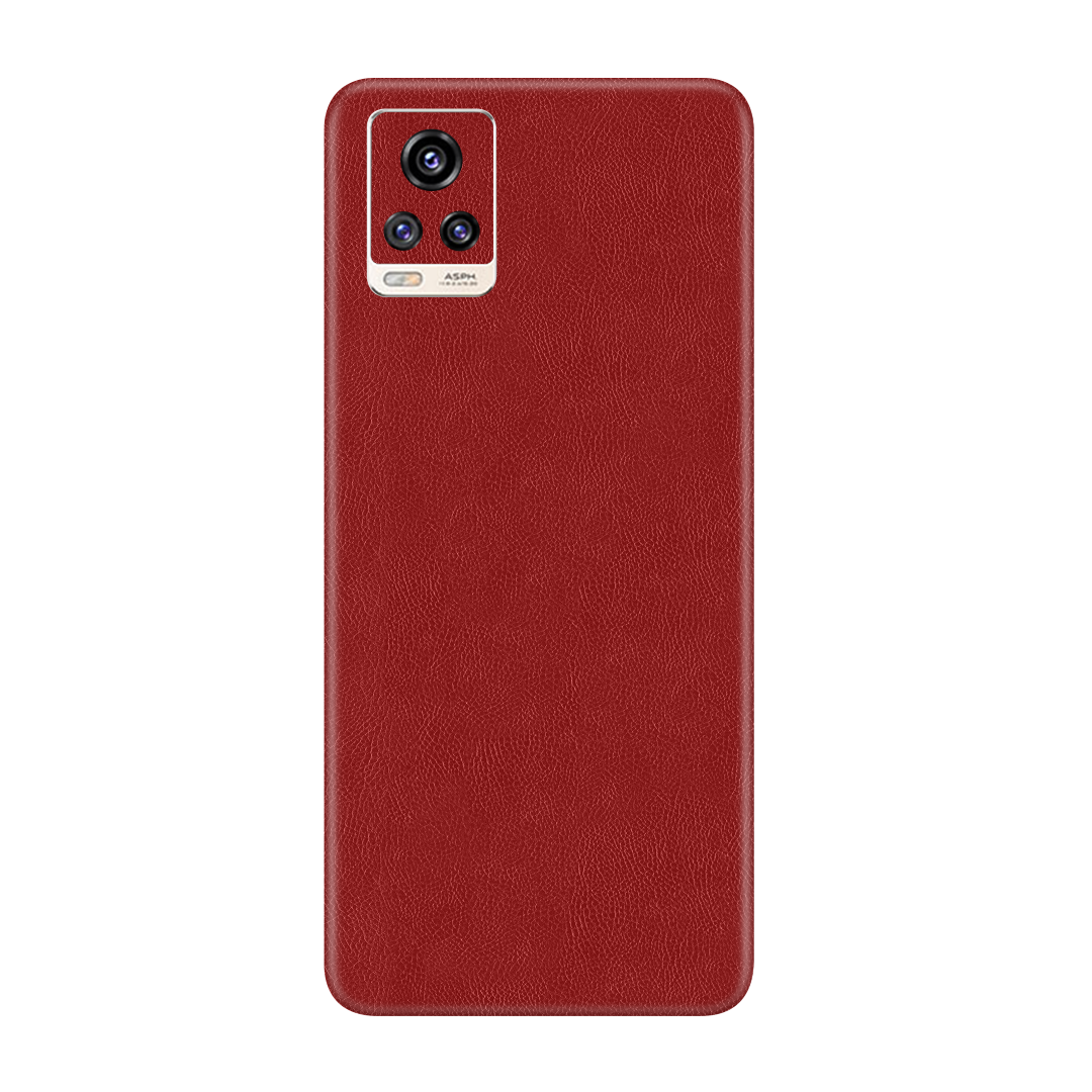 Cowhide Red Skin for Vivo V20