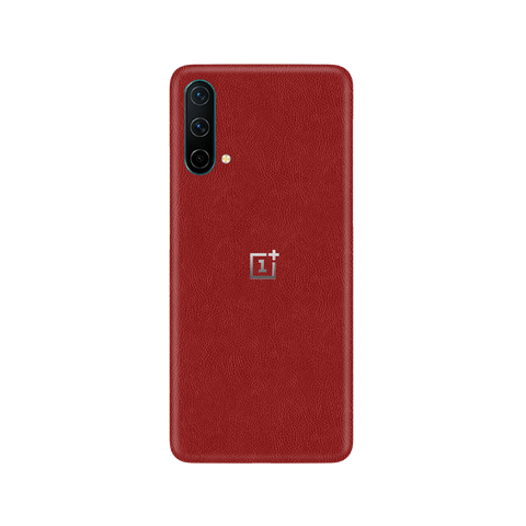 Cowhide Red Skin for OnePlus Nord CE 5G