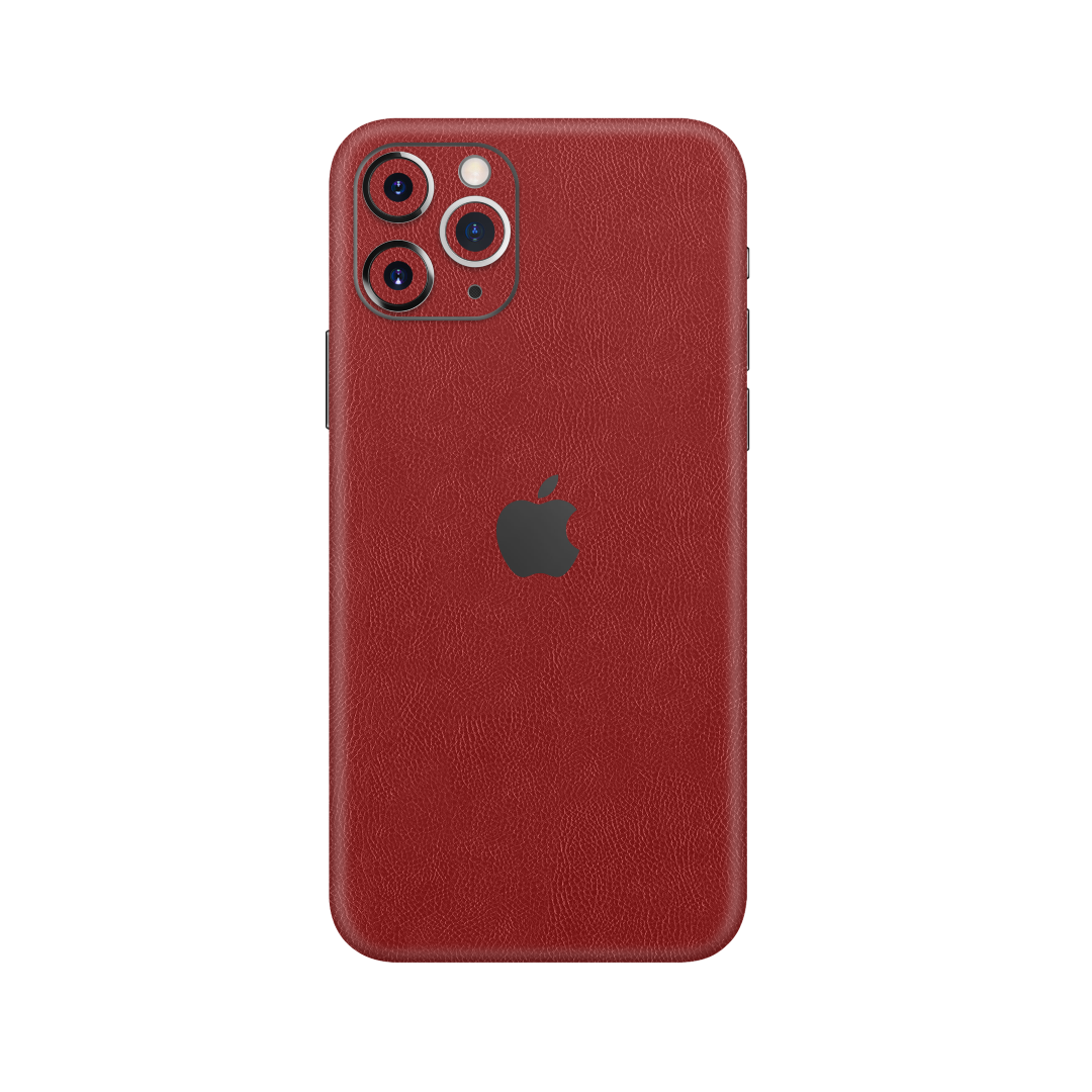 Cowhide Red Skin for iPhone 11 Pro