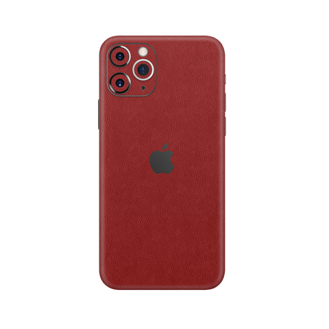 Cowhide Red Skin for iPhone 11 Pro