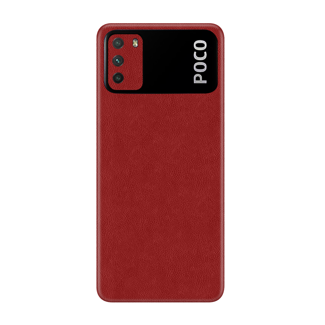 Cowhide Red Skin for Poco M3