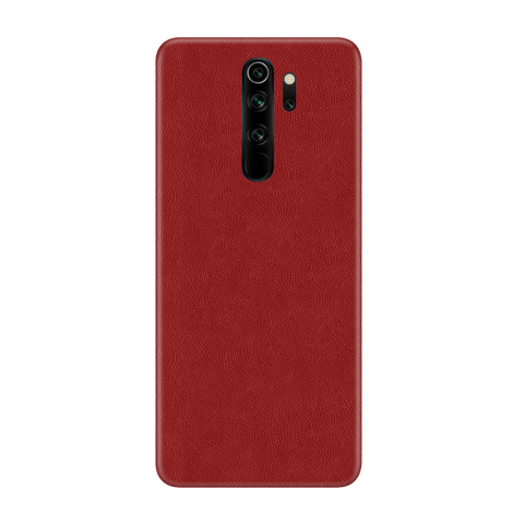 Cowhide Red Skin for Redmi Note 8 Pro