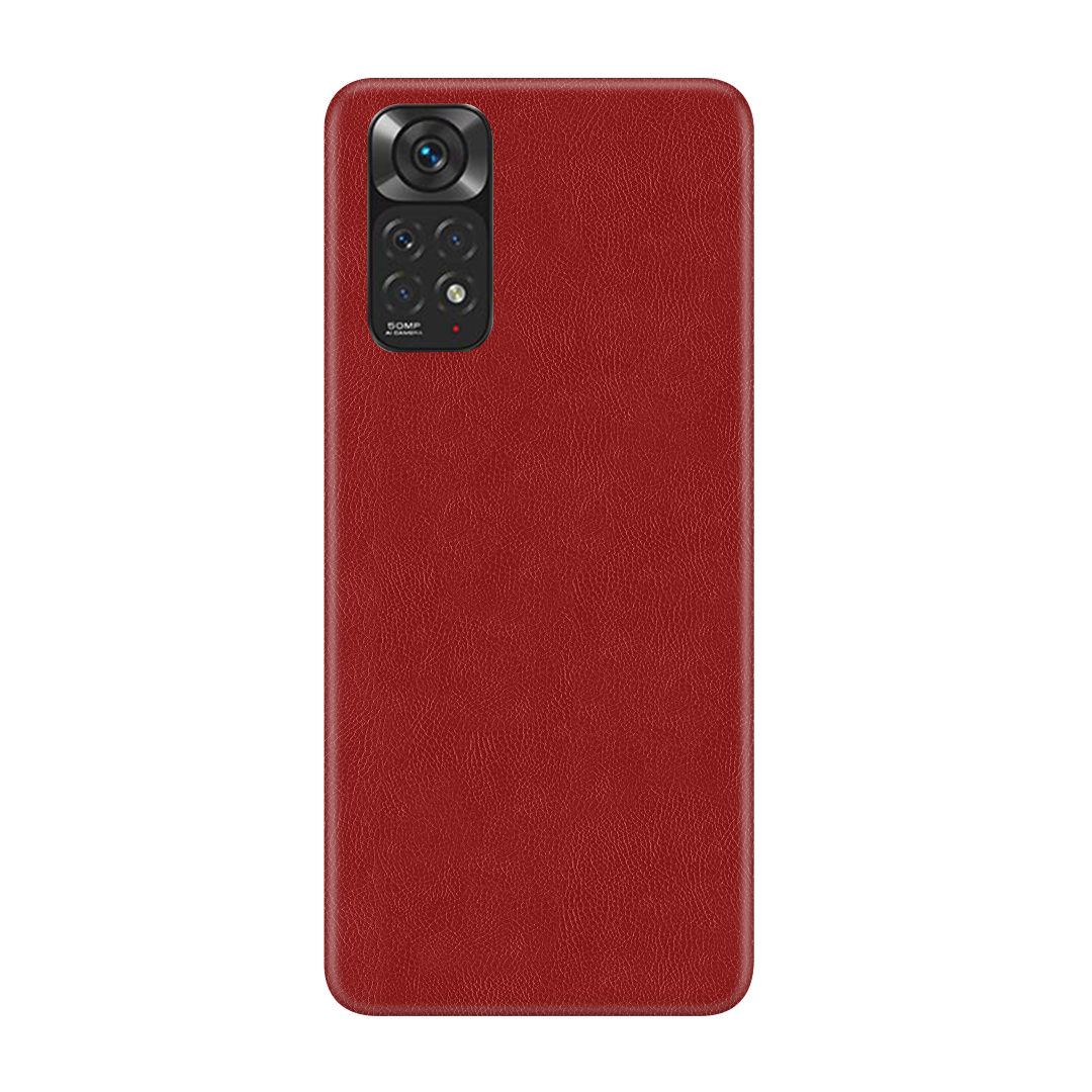 Cowhide Red Skin for Redmi Note 11t