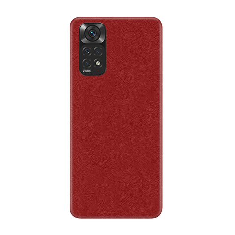 Cowhide Red Skin for Redmi Note 11t