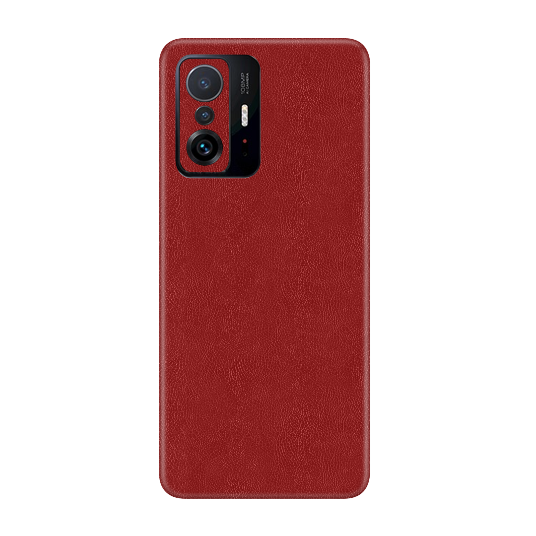 Cowhide Red Skin for MI 11T Pro