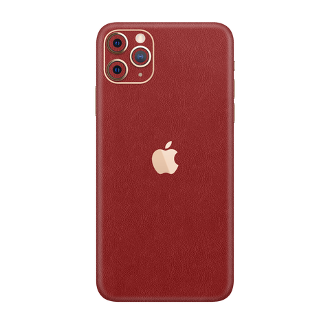 Cowhide Red Skin for iPhone 11 Pro Max