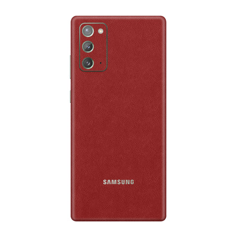 Cowhide Red Skin for Samsung Note 20