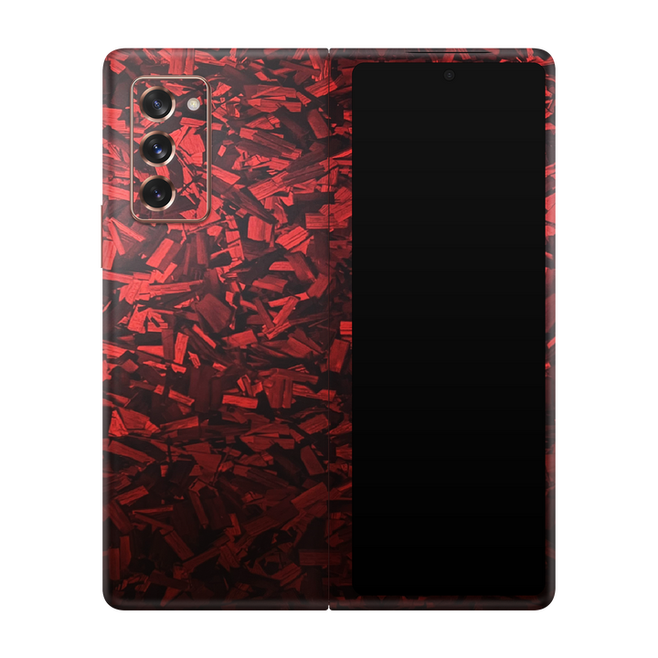 Red Forged Skin for Samsung Fold 2