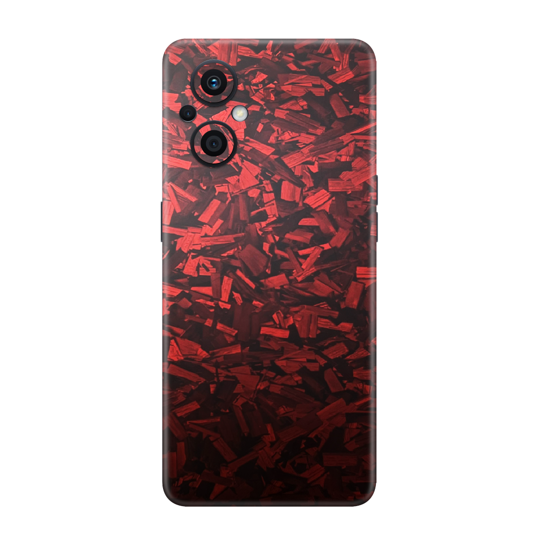 Forged Red Skin For Oppo F21 Pro 5G