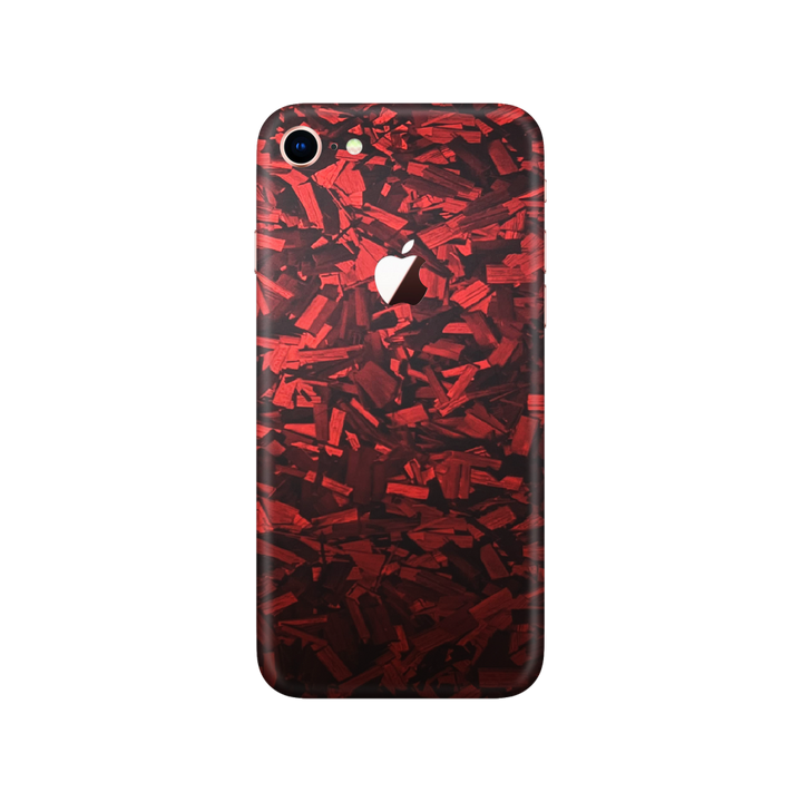 Red Forged Skin for iPhone 8