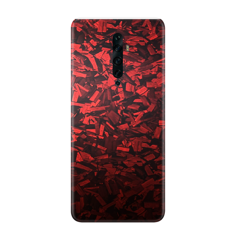 Forged Red Skin For Oppo Reno 2f