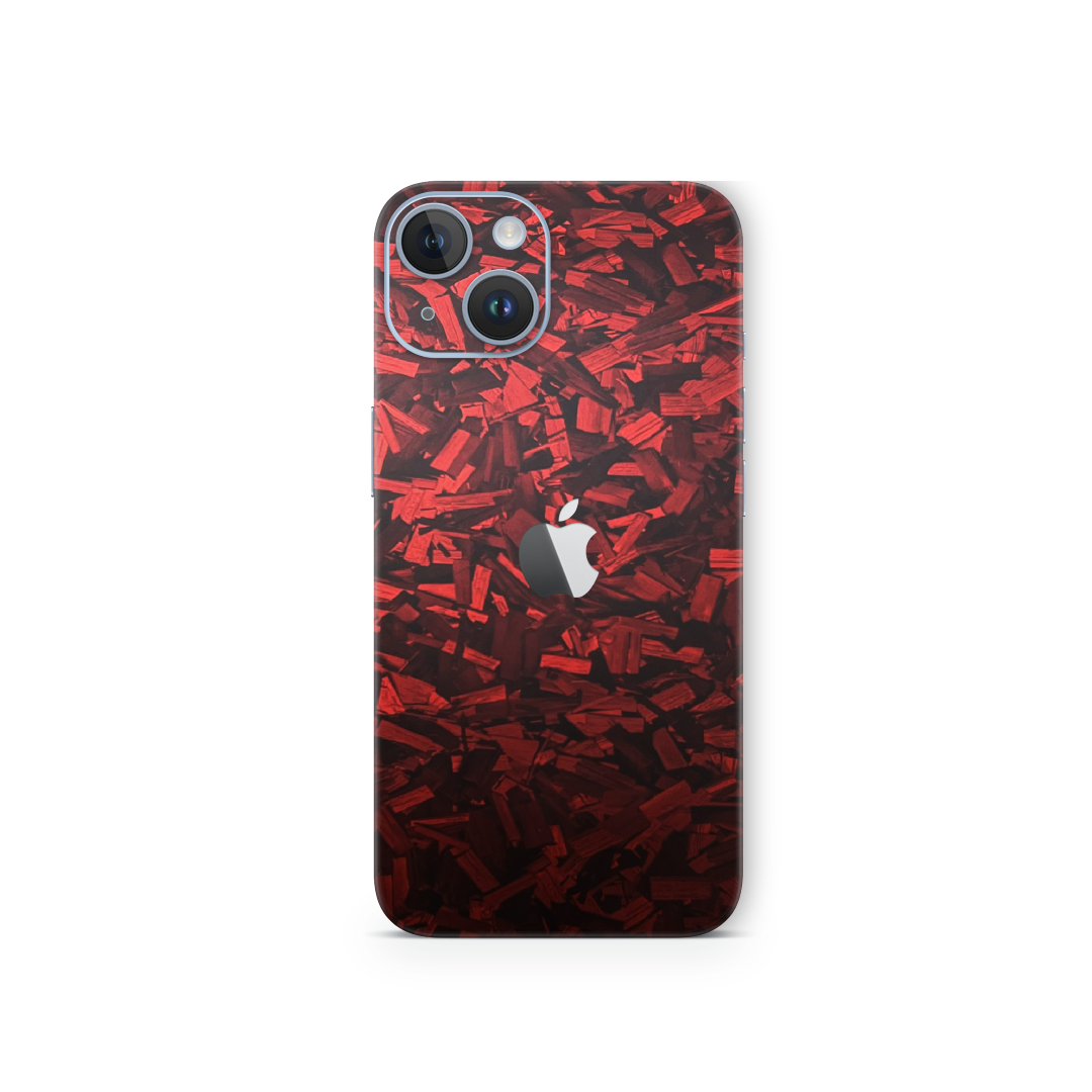 Forged Red Skin For Iphone 15 Plus