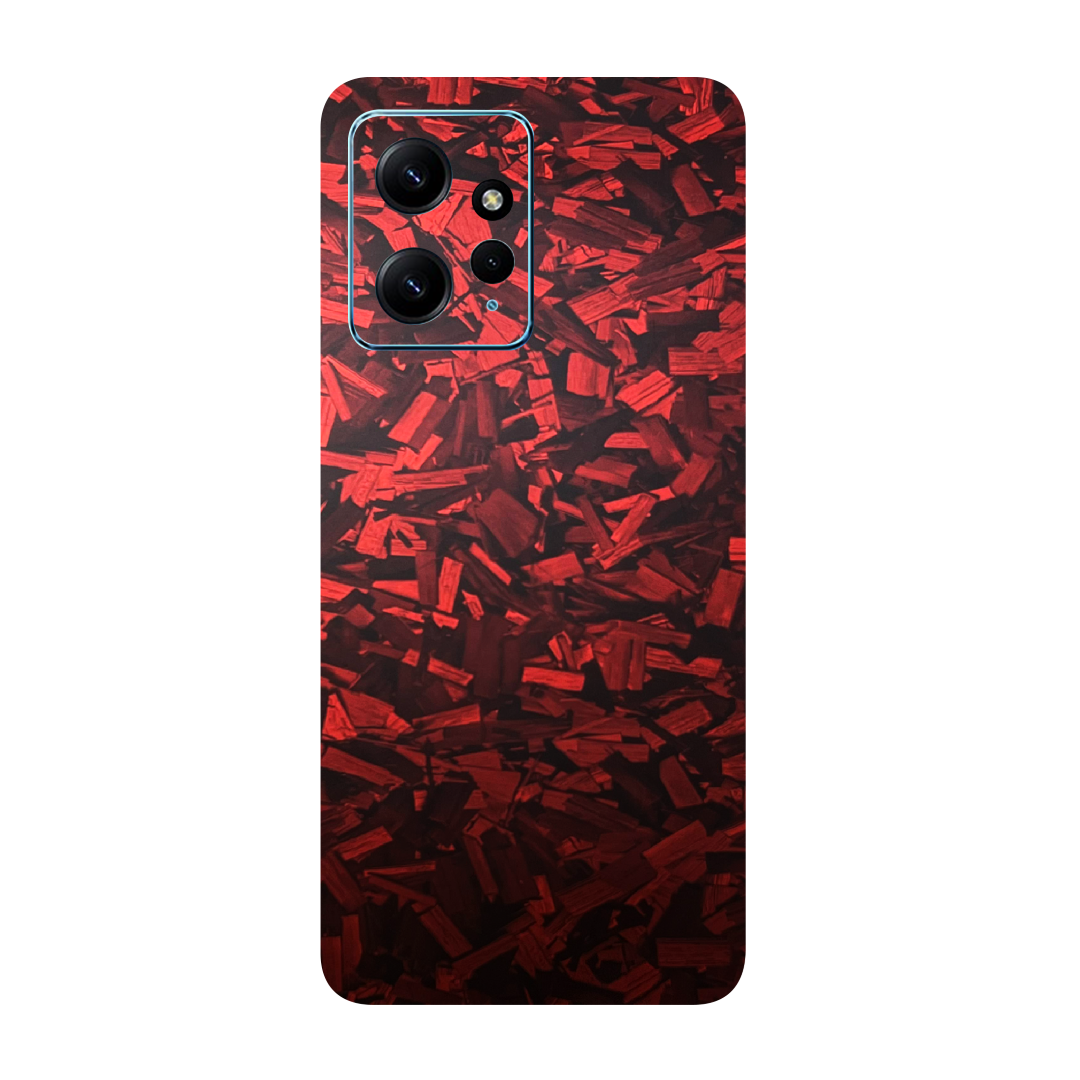 Forged Red Skin For Redmi 12 4g