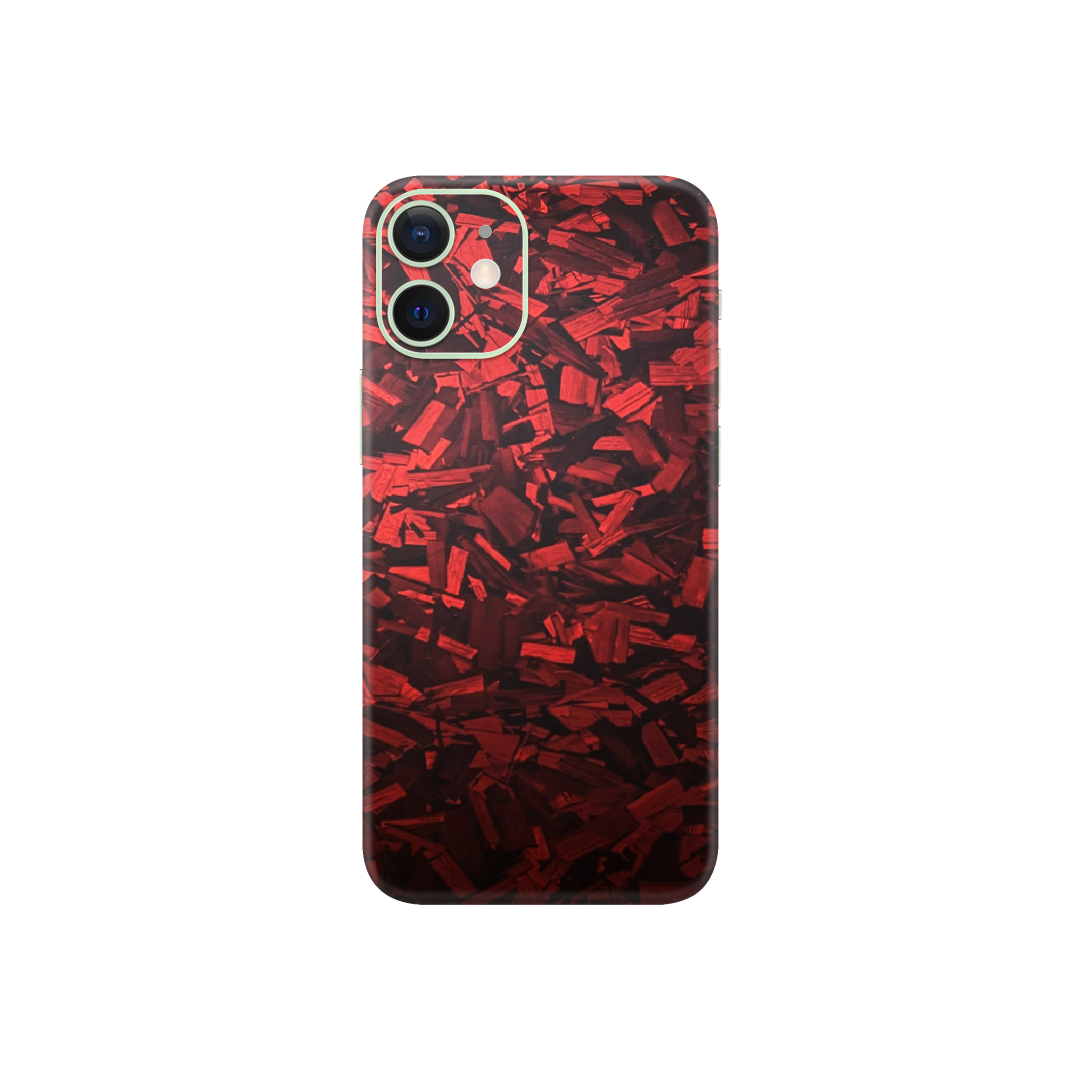 Red Forged Skin for iPhone 12 Mini