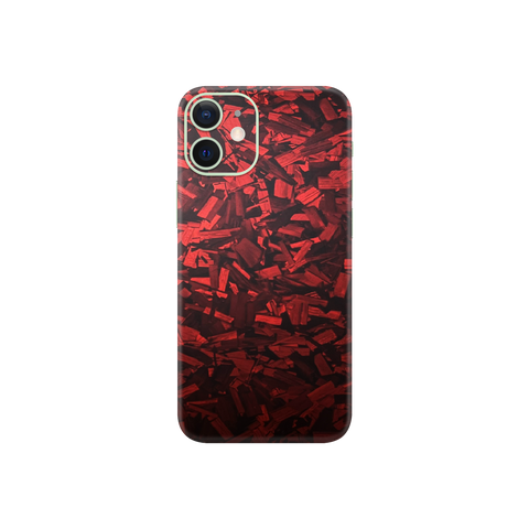 Red Forged Skin for iPhone 12 Mini